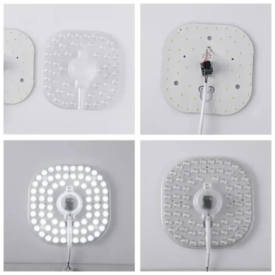 Module LED magnétique haute luminosité pour plafonnier carré, 220V (12W-36W) - Image 5