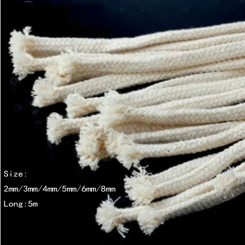 Mèche ronde en coton pour lampes à huile et brûleurs à alcool - Image 5