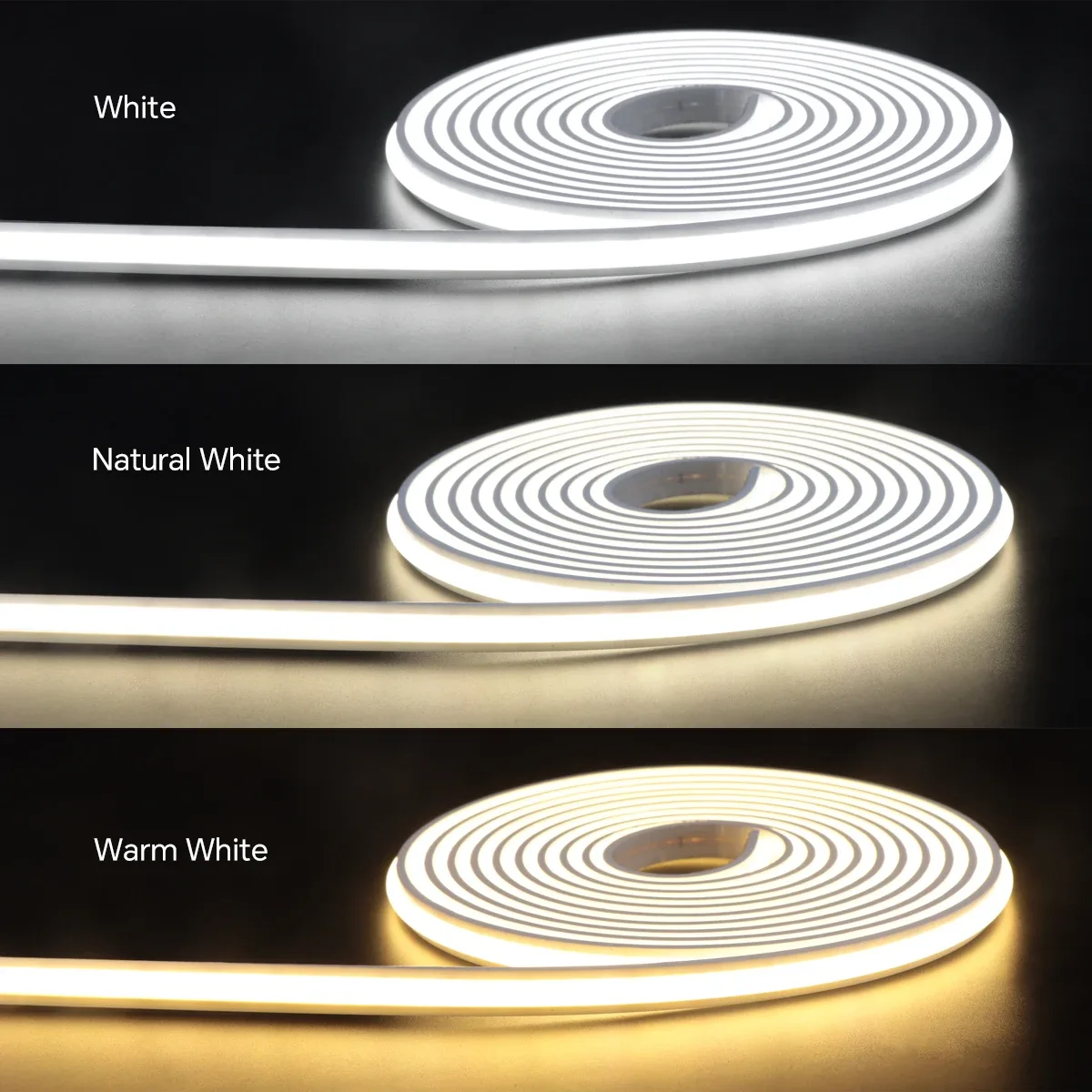 Ruban LED COB Néon Flexible en Silicone avec Capteur Tactile et Balayage Manuel - Image 5