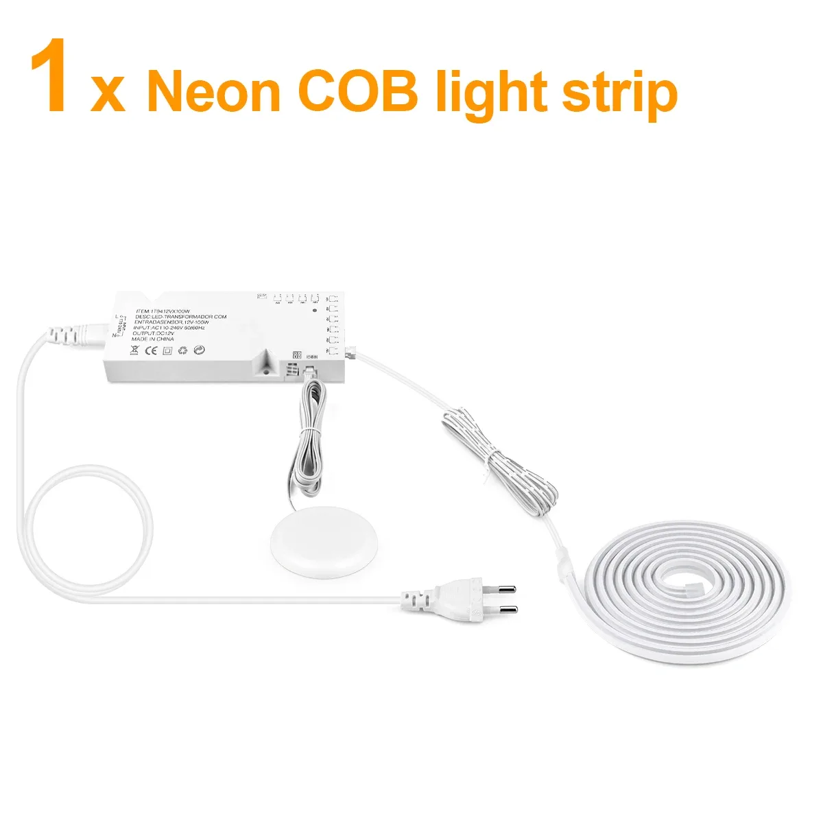 Ruban LED COB Néon Flexible en Silicone avec Capteur Tactile et Balayage Manuel slide 7
