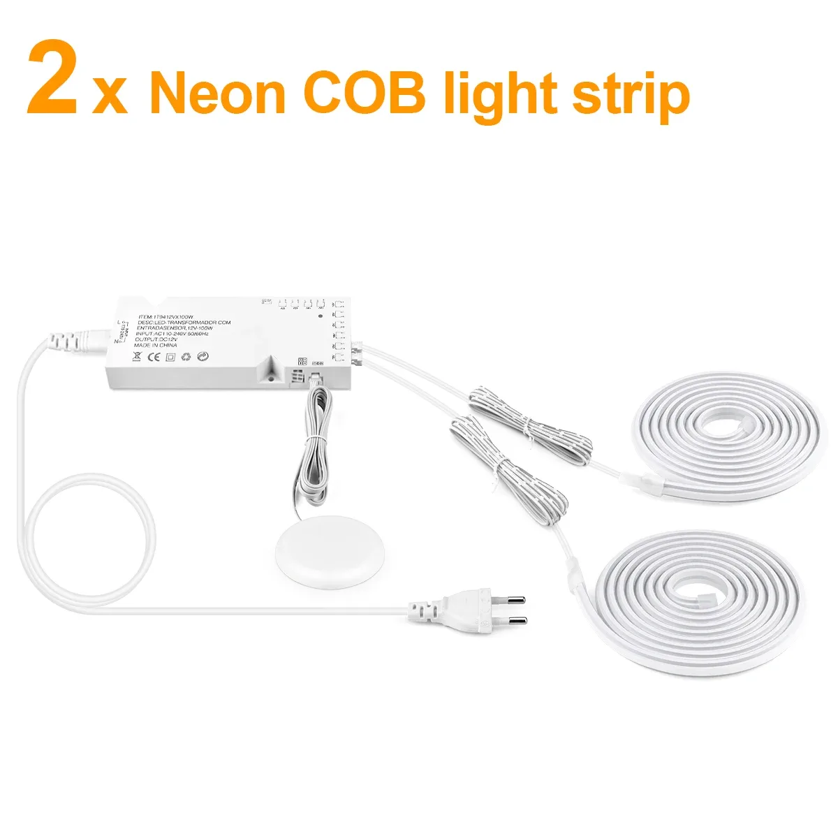Ruban LED COB Néon Flexible en Silicone avec Capteur Tactile et Balayage Manuel slide 9