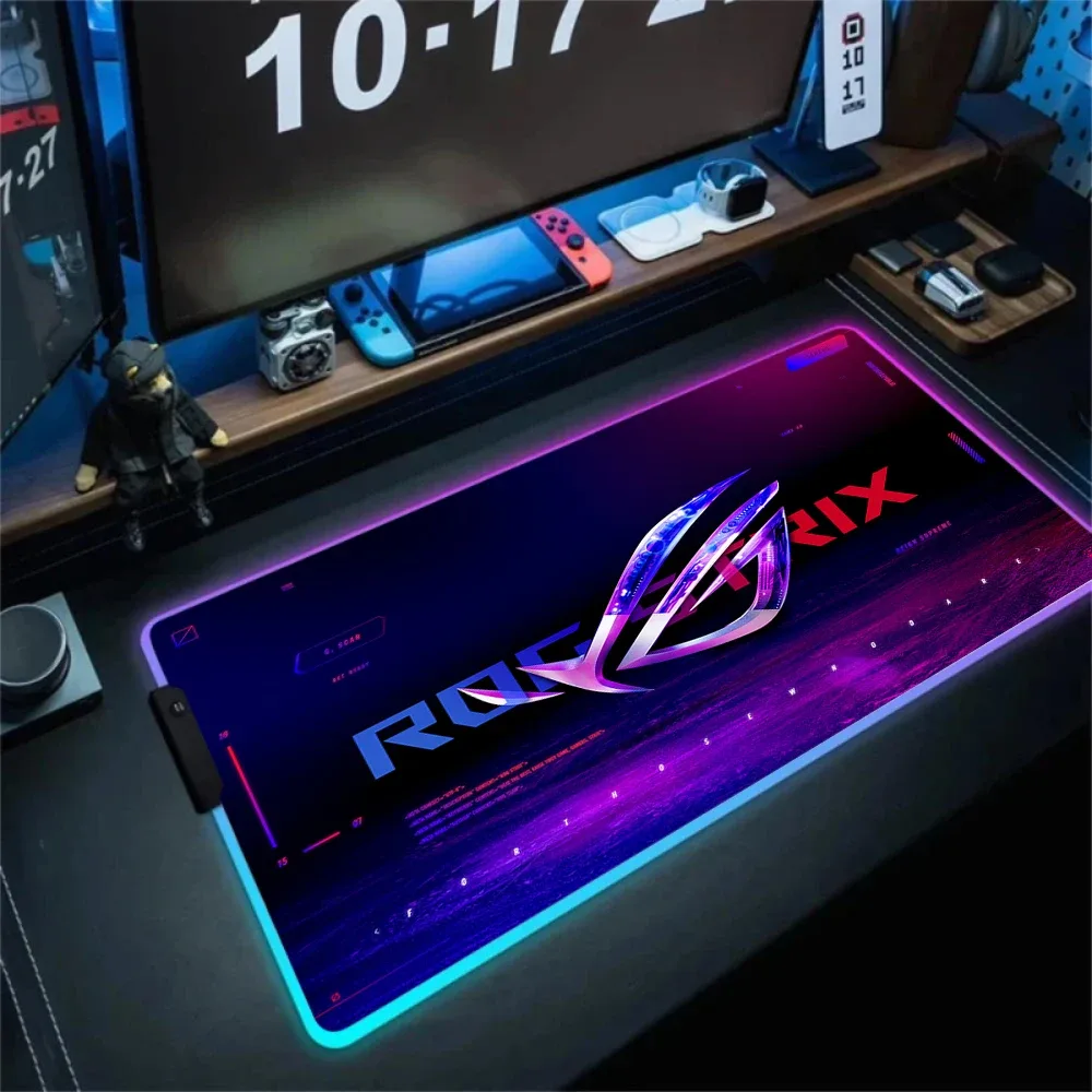 Tapis de souris gaming RGB XXL 900x400 mm - Motif Anime - Image 4
