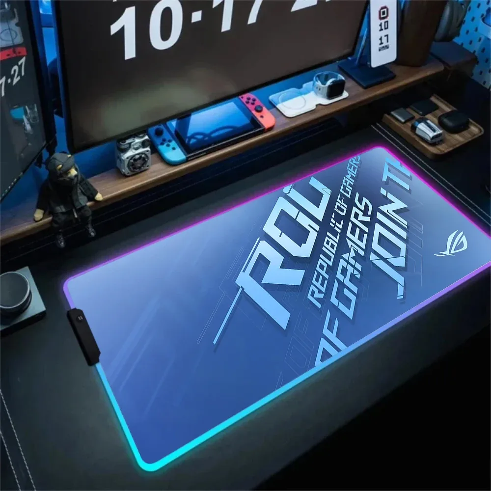 Tapis de souris gaming RGB XXL 900x400 mm - Motif Anime - Image 5