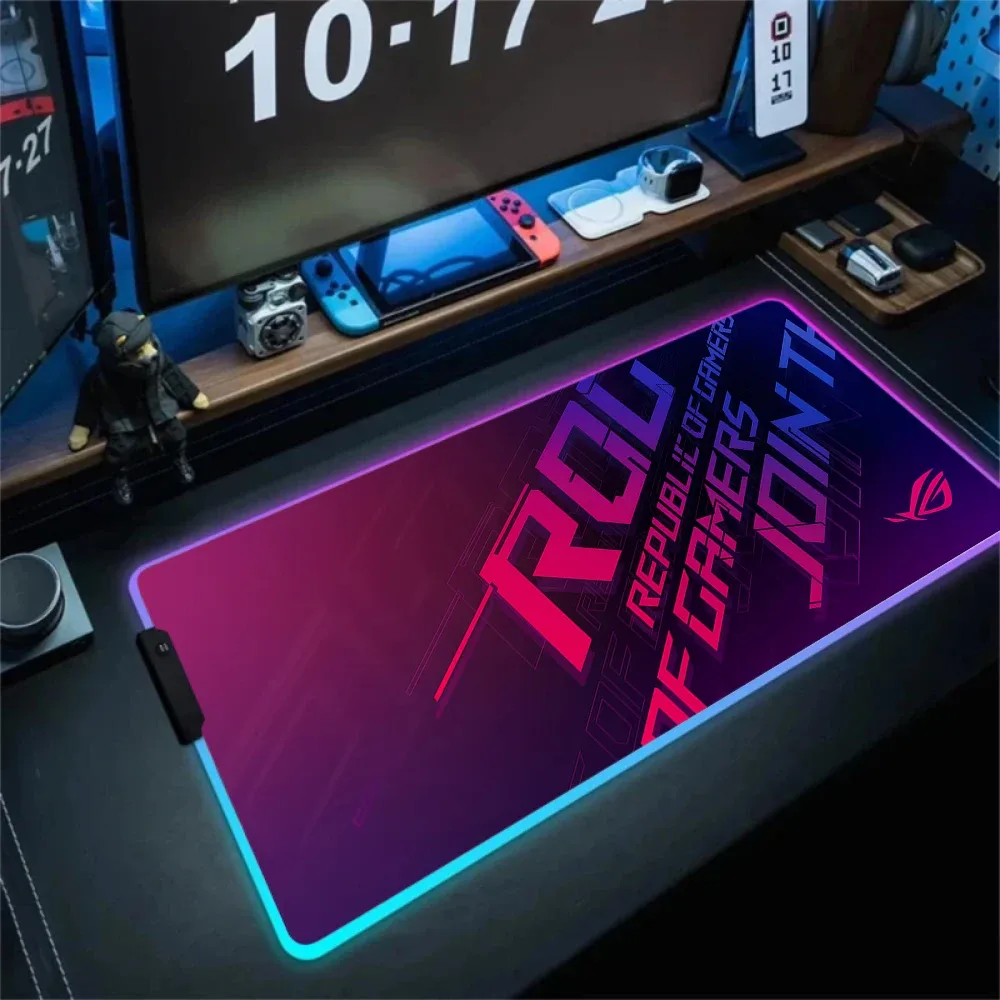 Tapis de souris gaming RGB XXL 900x400 mm - Motif Anime - Image 3