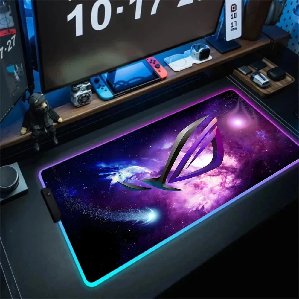 Tapis de souris gaming RGB XXL 900x400 mm - Motif Anime - Image 2