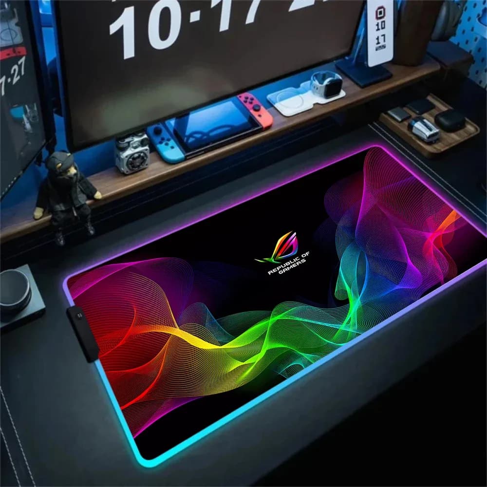 Tapis de souris gaming RGB XXL 900x400 mm - Motif Anime slide 12