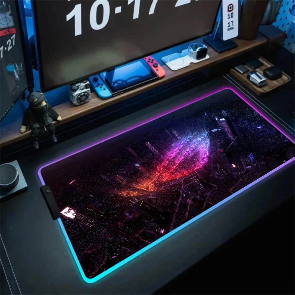 Tapis de souris gaming RGB XXL 900x400 mm - Motif Anime slide 10