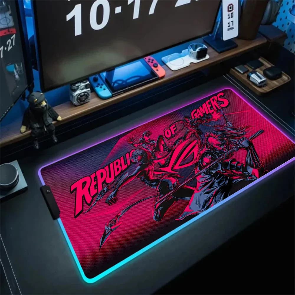 Tapis de souris gaming RGB XXL 900x400 mm - Motif Anime slide 20