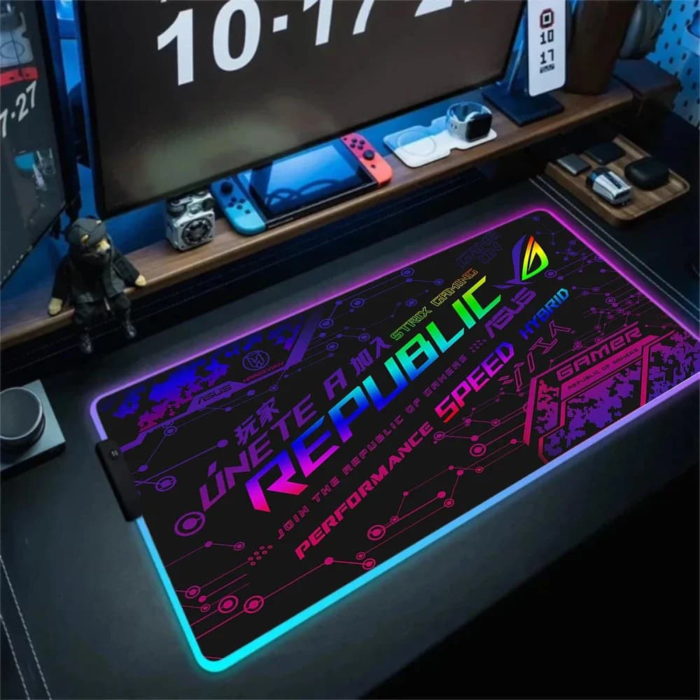 Tapis de souris gaming RGB XXL 900x400 mm - Motif Anime slide 17