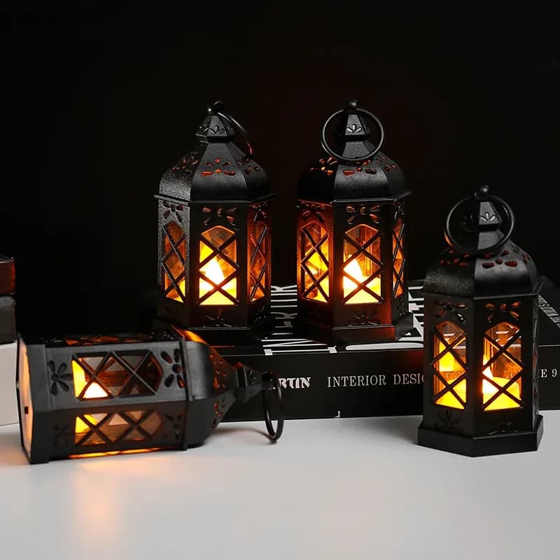 Lanterne LED rétro hexagonale maveraYY32 - Décoration d'ambiance et cadeau créatif - Image 5