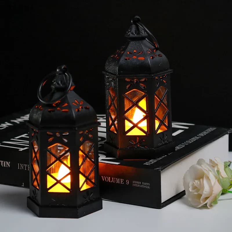 Lanterne LED rétro hexagonale maveraYY32 - Décoration d'ambiance et cadeau créatif - Image 3