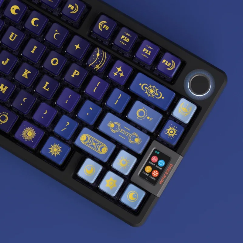 Set de touches STAR-MOON Pudding PBT - Profil OEM rétroéclairé pour clavier mécanique - Image 3