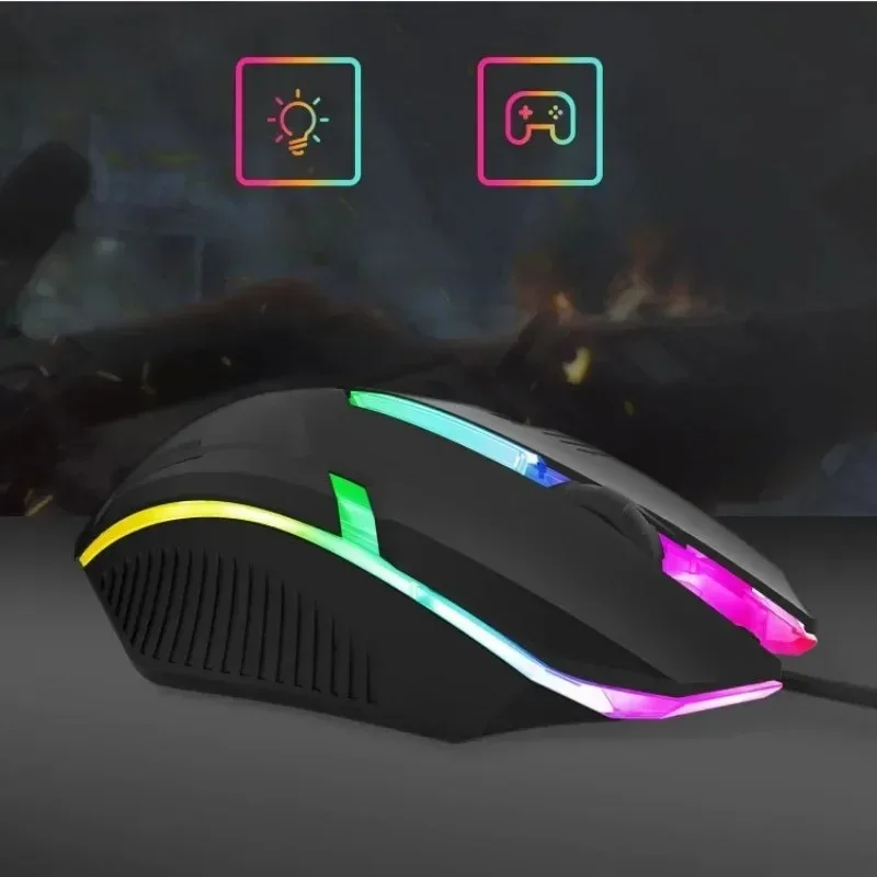 Souris gamer filaire RGB avec DPI ajustable - Image 1
