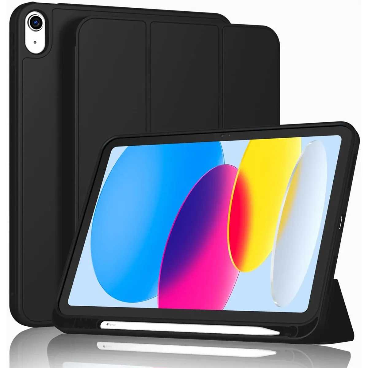 Étui Magnétique pour iPad Air 4/5, Pro 11, iPad 10e/9e/8e/7e Génération, Air 1/2 et iPad 9.7"