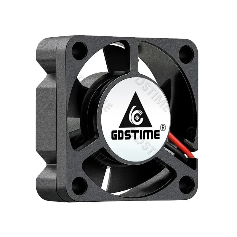Gdstime Ventilateur de Refroidissement Axial 30x30x10 mm 5V/12V/24V à Double Roulement à Billes Sans Balais - Image 2