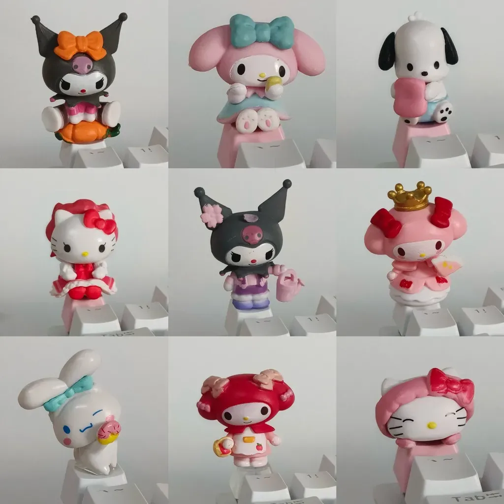 Set de Keycaps My Melody & Kuromi pour Clavier Mécanique (Compatibles Cherry MX) - Image 1