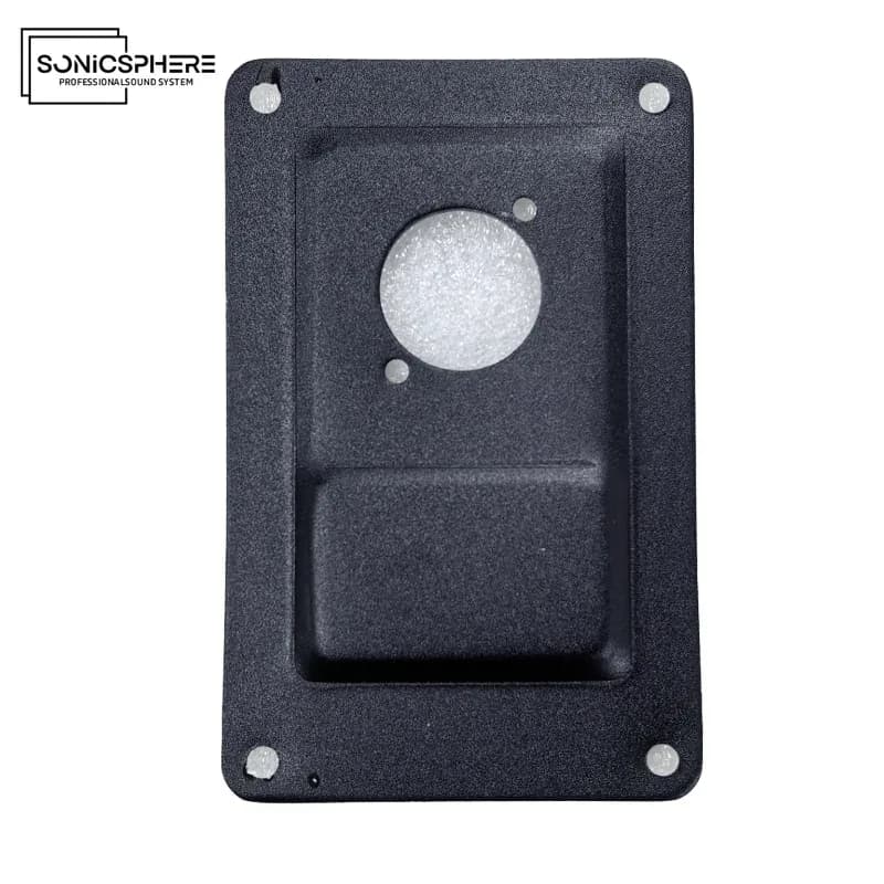 SonicSphere – Plaque arrière en aluminium pour enceinte PA, 70 x 110 x 2 mm - Image 1