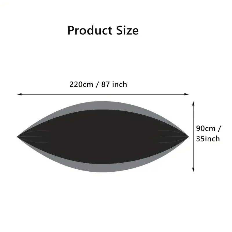 Hamac de camping léger et portable en nylon de parachute - Image 6