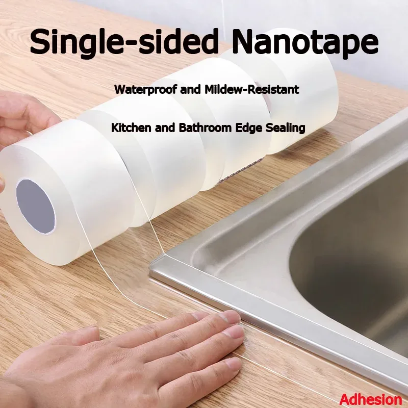 Ruban de protection anti-collision en silicone transparent, adhésif nano large et épais slide 6