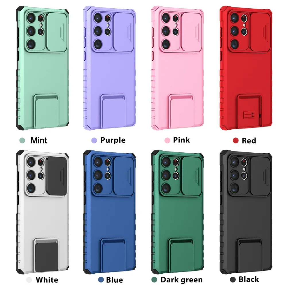 Coque de protection antichoc avec cache-caméra coulissant pour Samsung Galaxy S23 Ultra, S22+, S21 FE et Note 20 - Image 6