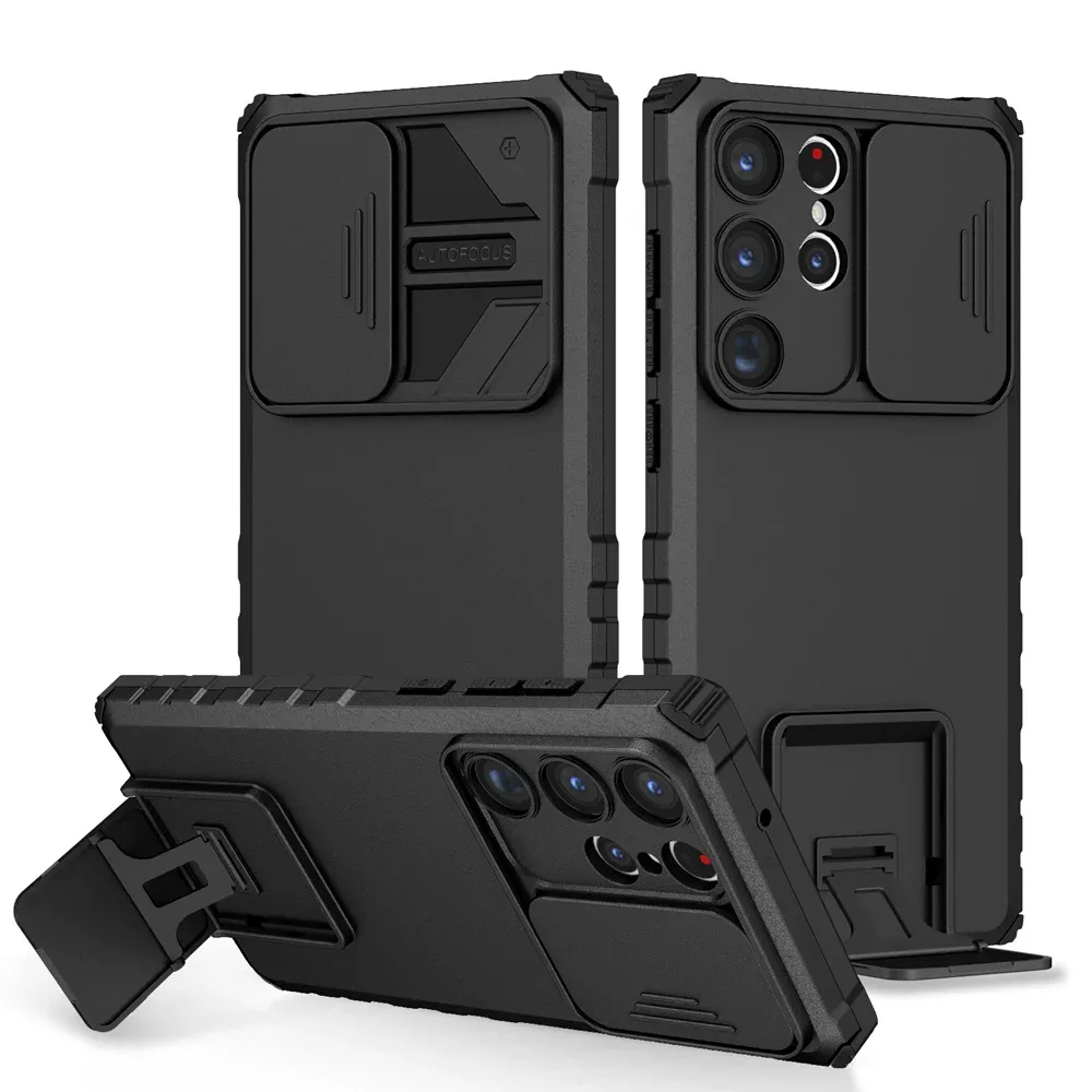 Coque de protection antichoc avec cache-caméra coulissant pour Samsung Galaxy S23 Ultra, S22+, S21 FE et Note 20 slide 13