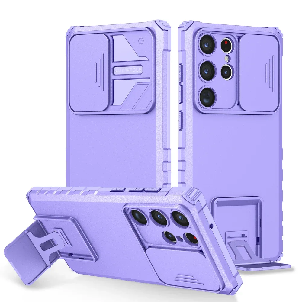 Coque de protection antichoc avec cache-caméra coulissant pour Samsung Galaxy S23 Ultra, S22+, S21 FE et Note 20 slide 7