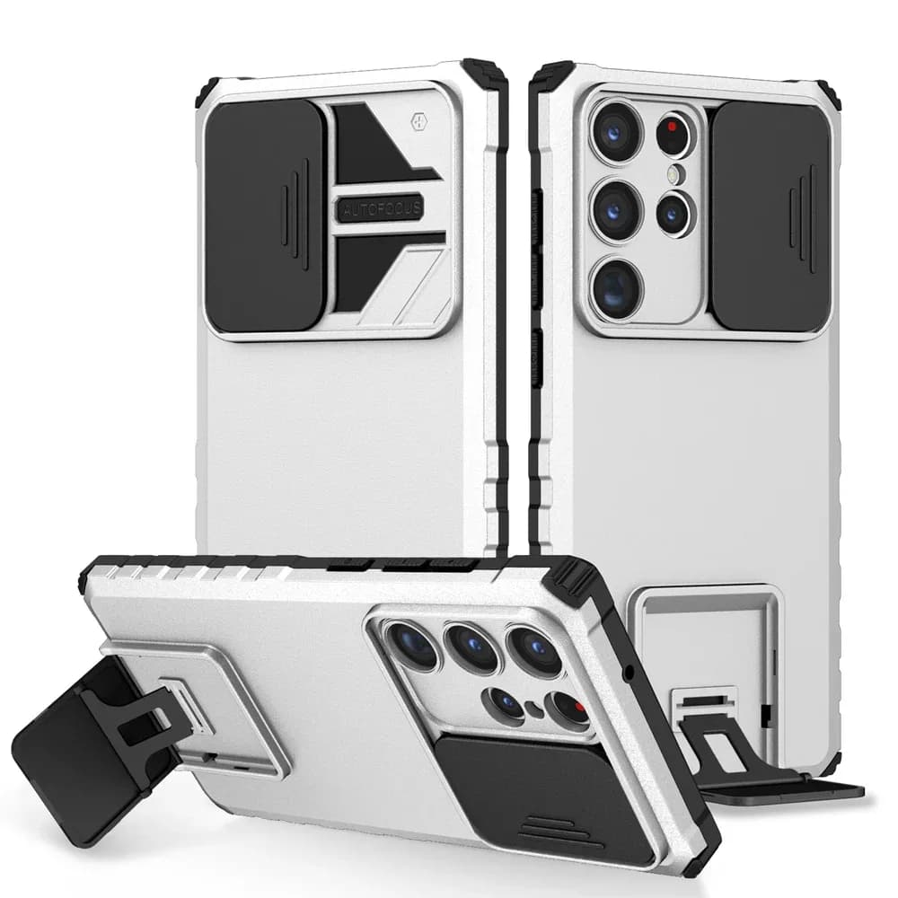 Coque de protection antichoc avec cache-caméra coulissant pour Samsung Galaxy S23 Ultra, S22+, S21 FE et Note 20 slide 9