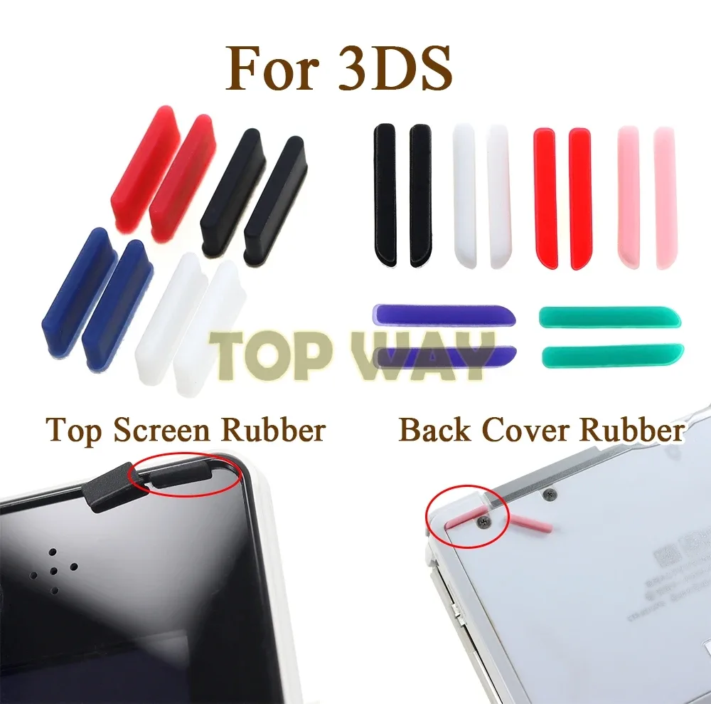 Lot de 3 kits de caches-vis en caoutchouc pour Nintendo 3DS