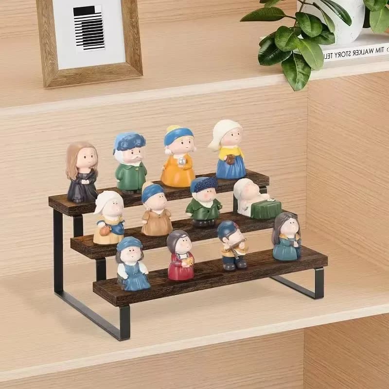 Présentoir en bois à 3 niveaux - Image 6