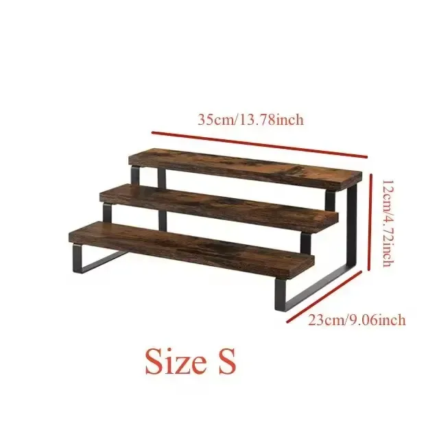 Présentoir en bois à 3 niveaux slide 7