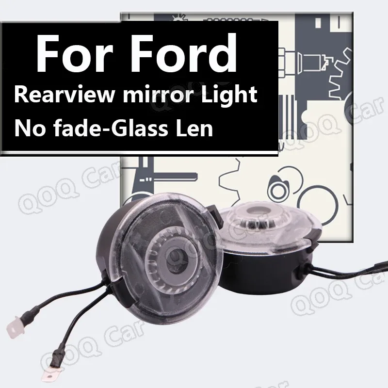 Projecteurs LED d’accueil pour rétroviseurs Ford Edge, Explorer, Mondeo, Focus MK4, Taurus, Kuga, Fusion, Flex slide 2
