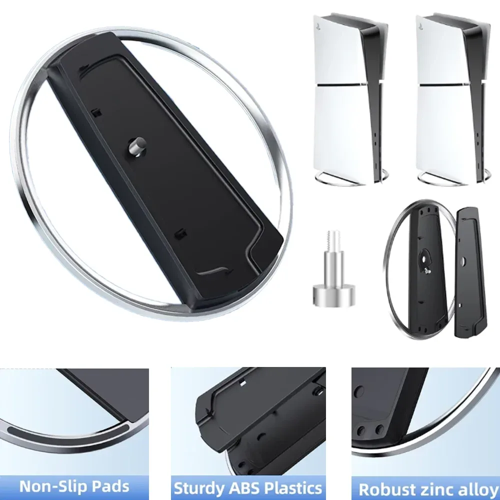 Socle de support vertical pour PS5, PS5 Slim et PS5 Pro (Éditions Standard et Digitale)