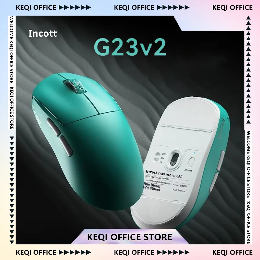 Souris Gaming Sans Fil Incott G23 V2 - Ultra-légère 47g, PAW3395, 8000Hz - Image 1