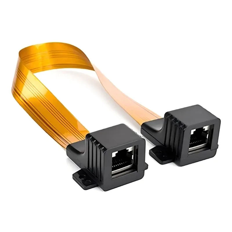 Câble réseau plat RJ45 CAT6 - Passe-fenêtre et porte - 30 cm slide 6