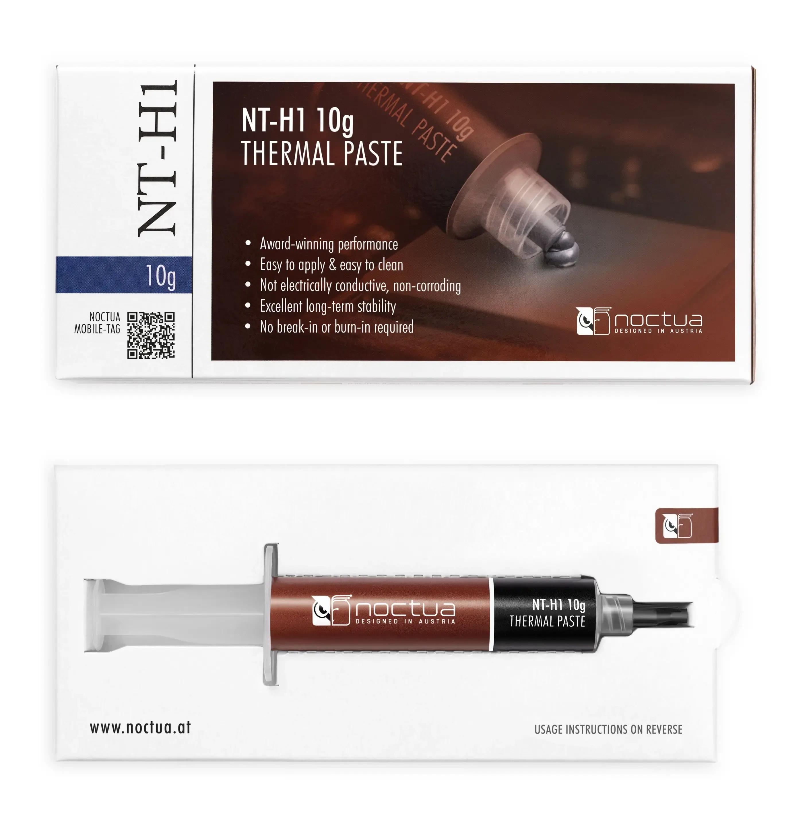 Noctua NT-H1 / NT-H2 - Pâte Thermique pour CPU et GPU (3,5 g / 10 g) slide 11