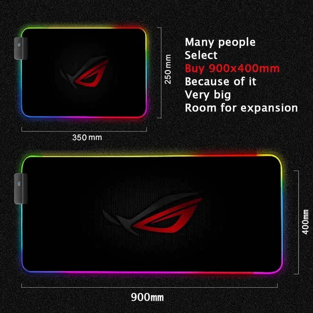 Tapis de souris gaming ASUS ROG avec rétroéclairage RVB - Image 4