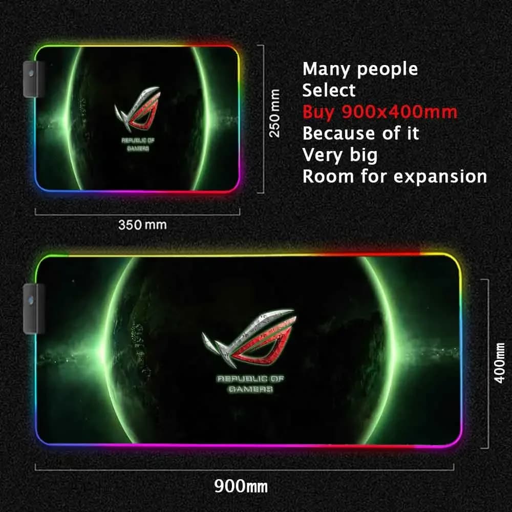 Tapis de souris gaming ASUS ROG avec rétroéclairage RVB slide 16