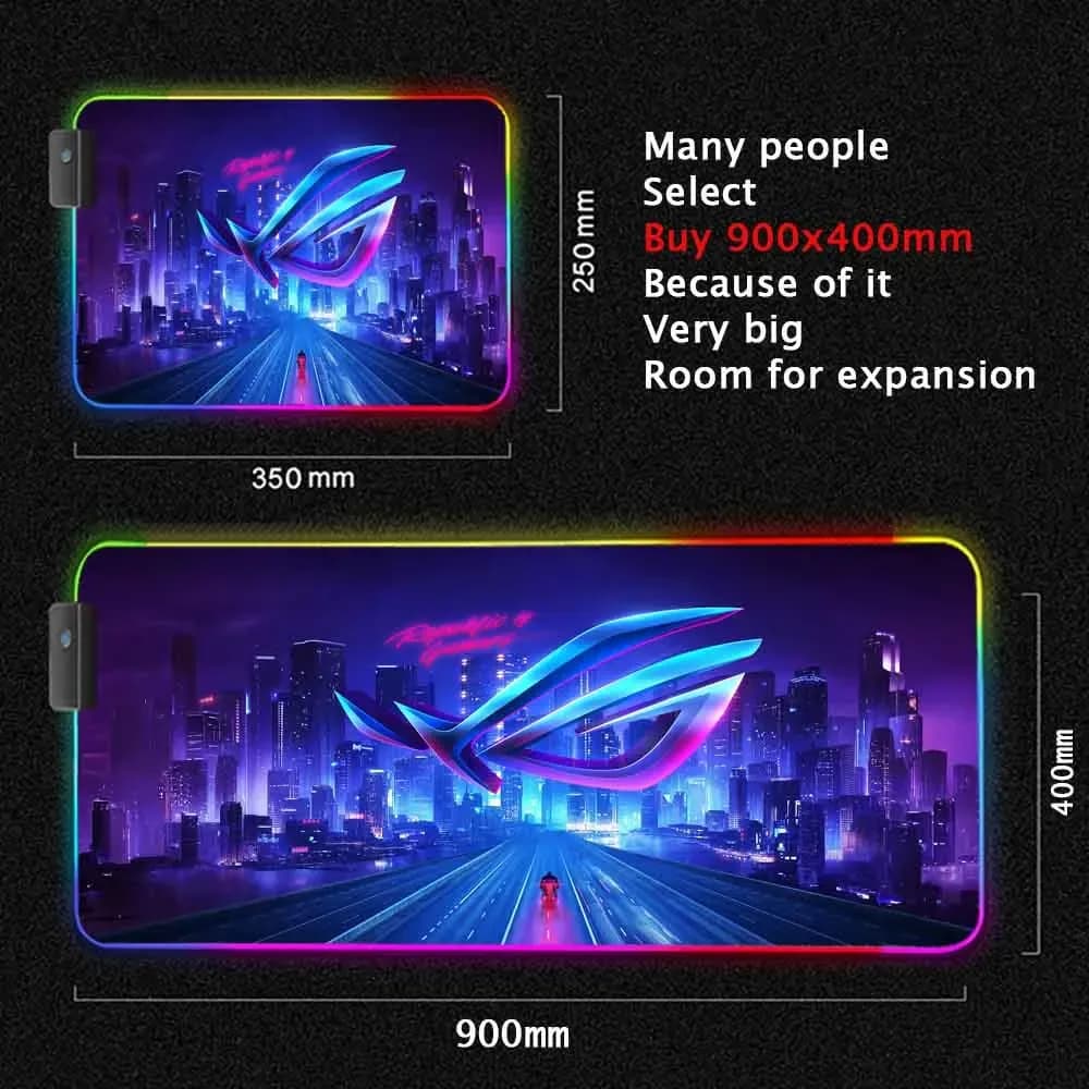 Tapis de souris gaming ASUS ROG avec rétroéclairage RVB slide 23