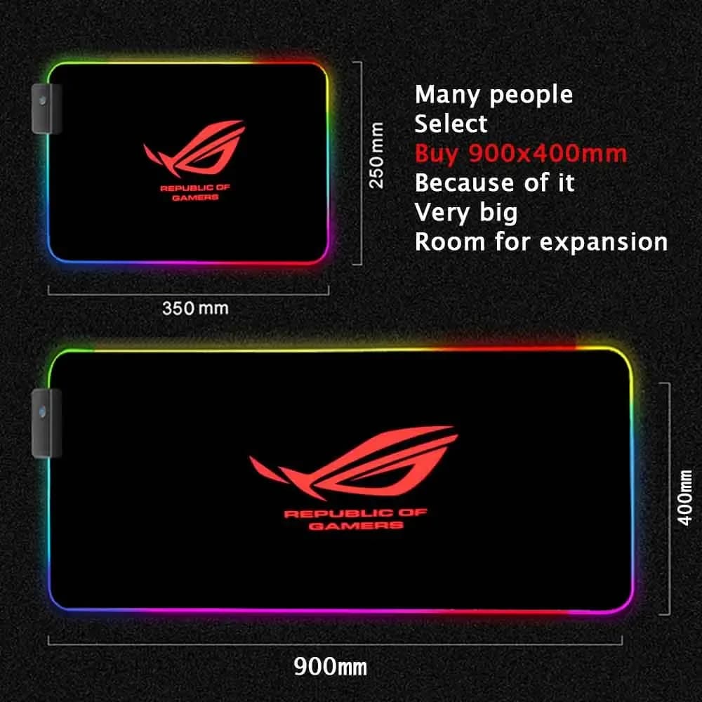 Tapis de souris gaming ASUS ROG avec rétroéclairage RVB slide 26