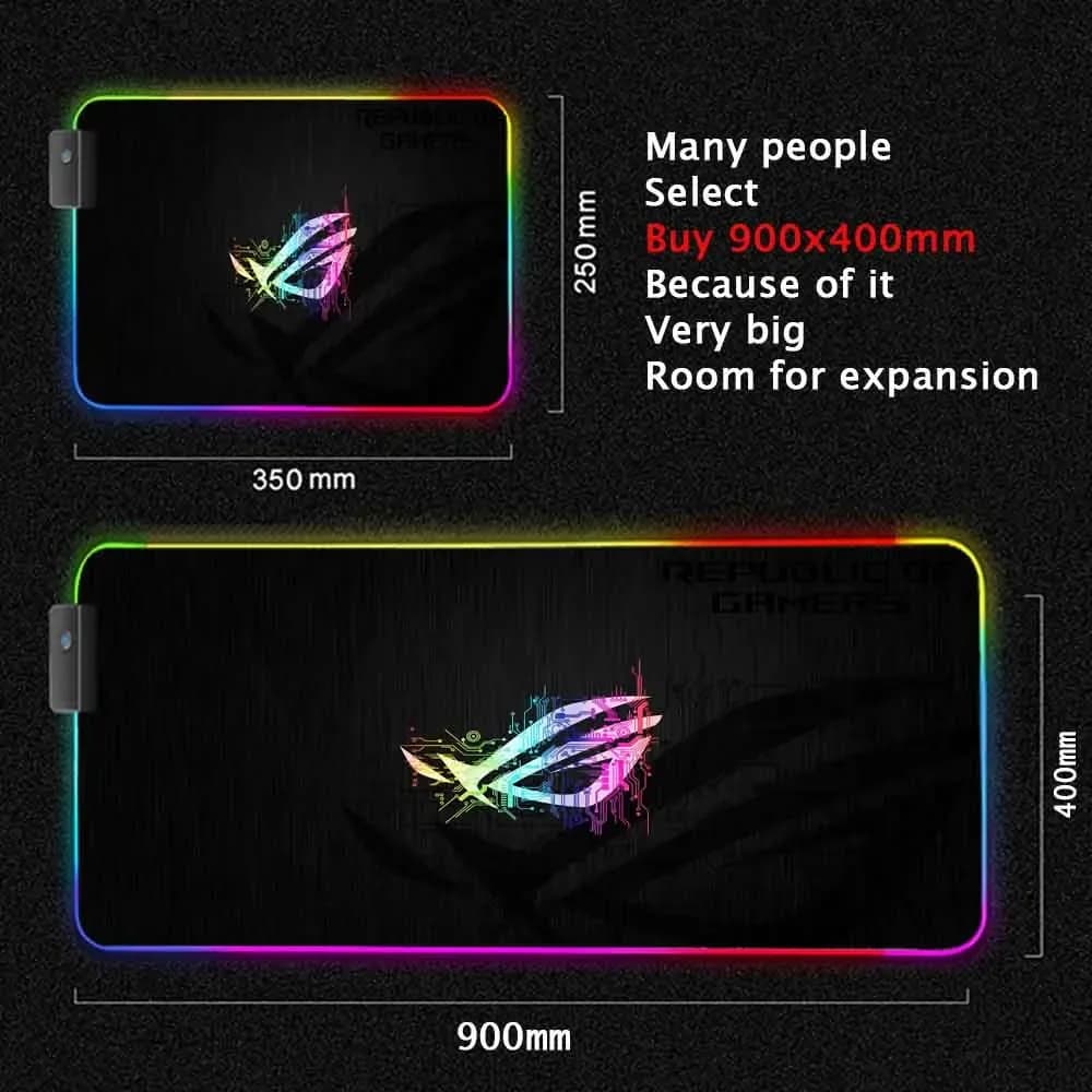 Tapis de souris gaming ASUS ROG avec rétroéclairage RVB slide 7