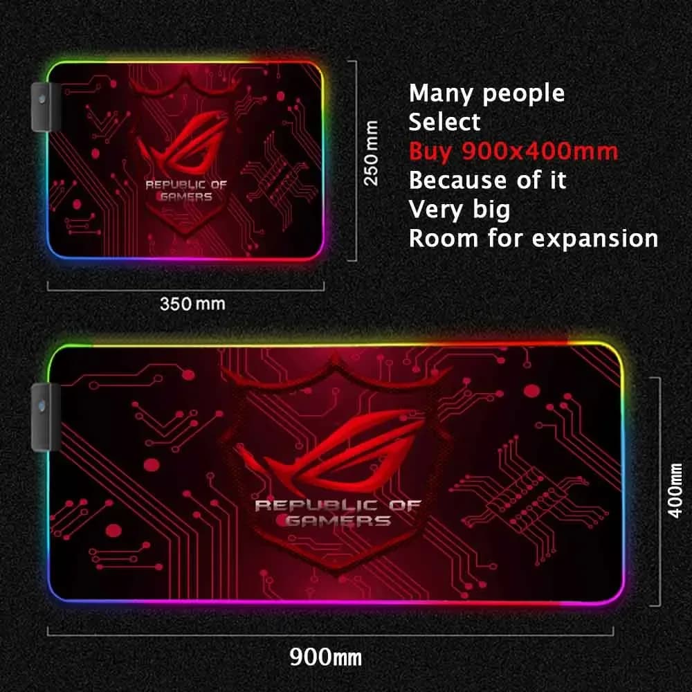 Tapis de souris gaming ASUS ROG avec rétroéclairage RVB slide 9