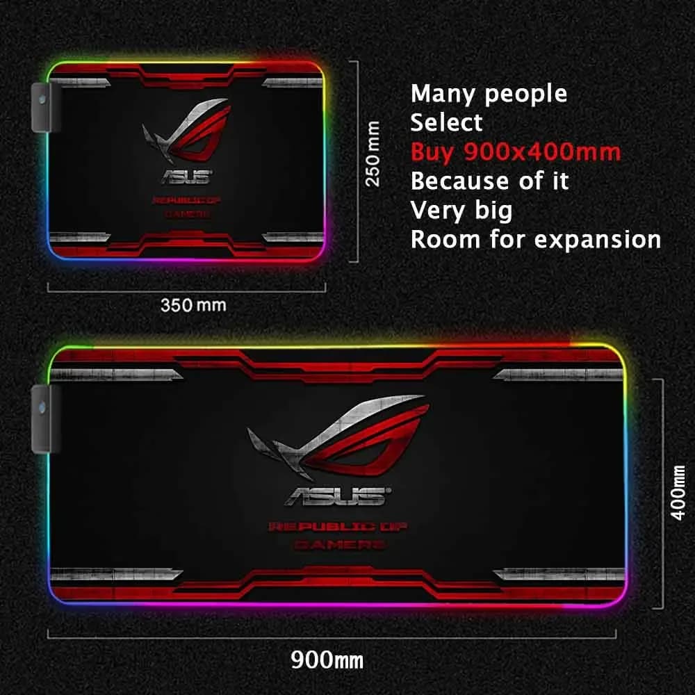 Tapis de souris gaming ASUS ROG avec rétroéclairage RVB slide 11