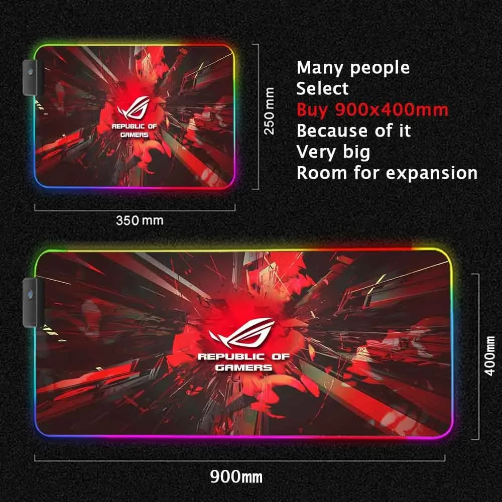 Tapis de souris gaming ASUS ROG avec rétroéclairage RVB slide 13