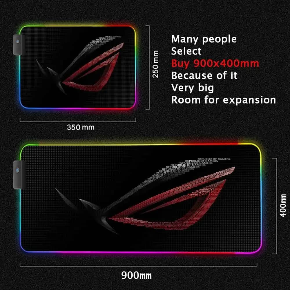 Tapis de souris gaming ASUS ROG avec rétroéclairage RVB slide 15