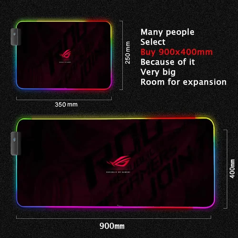 Tapis de souris gaming ASUS ROG avec rétroéclairage RVB slide 14