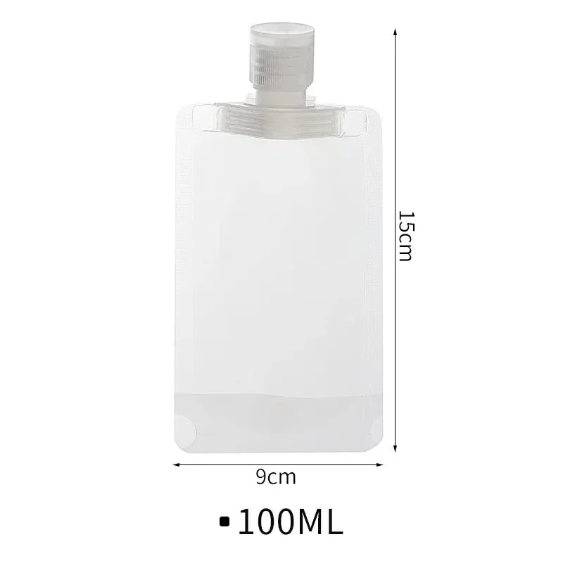 Lot de 10 flacons de voyage rechargeables (30/50/100 ml) pour cosmétiques et articles de toilette slide 6