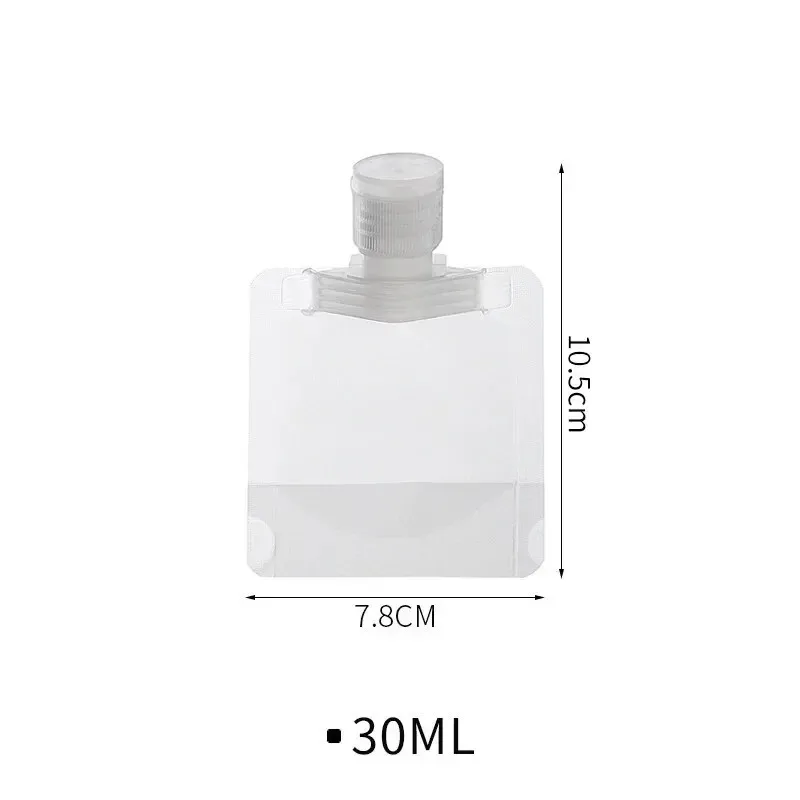 Lot de 10 flacons de voyage rechargeables (30/50/100 ml) pour cosmétiques et articles de toilette slide 7