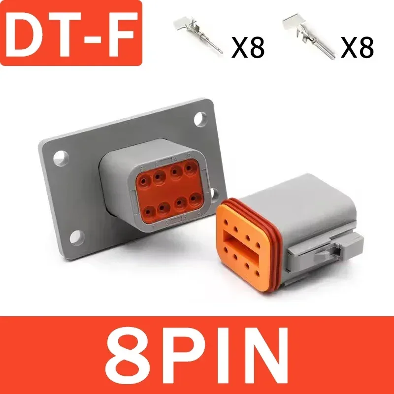 Connecteur étanche Deutsch DT04-12P-L012 - Montage sur panneau slide 12