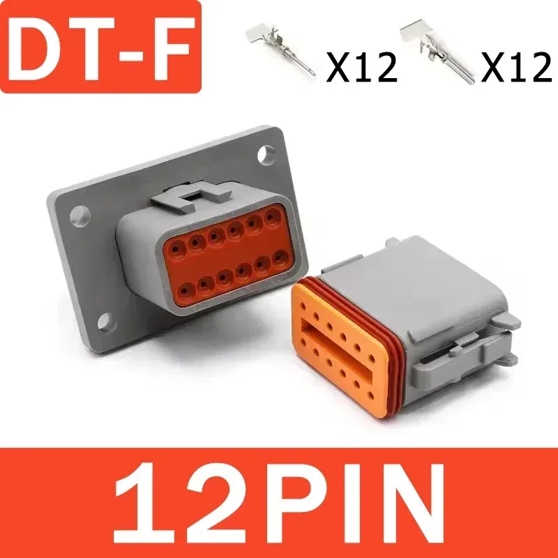 Connecteur étanche Deutsch DT04-12P-L012 - Montage sur panneau slide 8