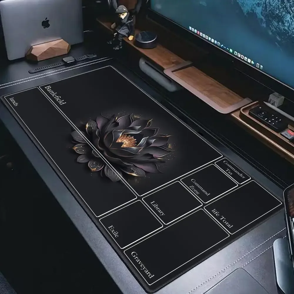 Tapis de jeu Magic: The Gathering - Lotus Noir - Bords cousus et base antidérapante slide 8